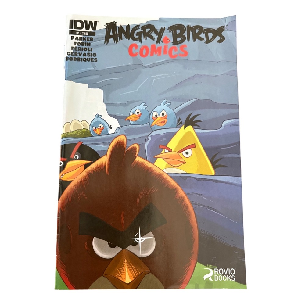 Angry Birds Comics #1 IDW Publishing June 2014 First Printing Paco Rodriques